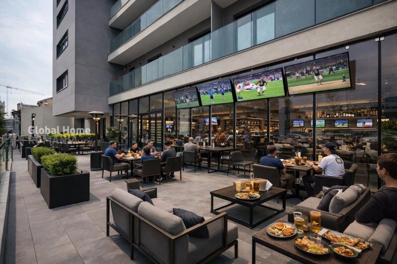 Obor, Avrig Park, spatiu comercial 105 mp + terasa 25 mp, vitrina 6 ml.