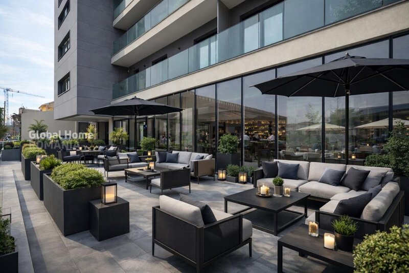 Obor, Avrig Park, spatiu comercial 105 mp + terasa 25 mp, vitrina 6 ml.